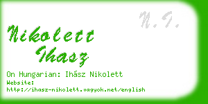 nikolett ihasz business card